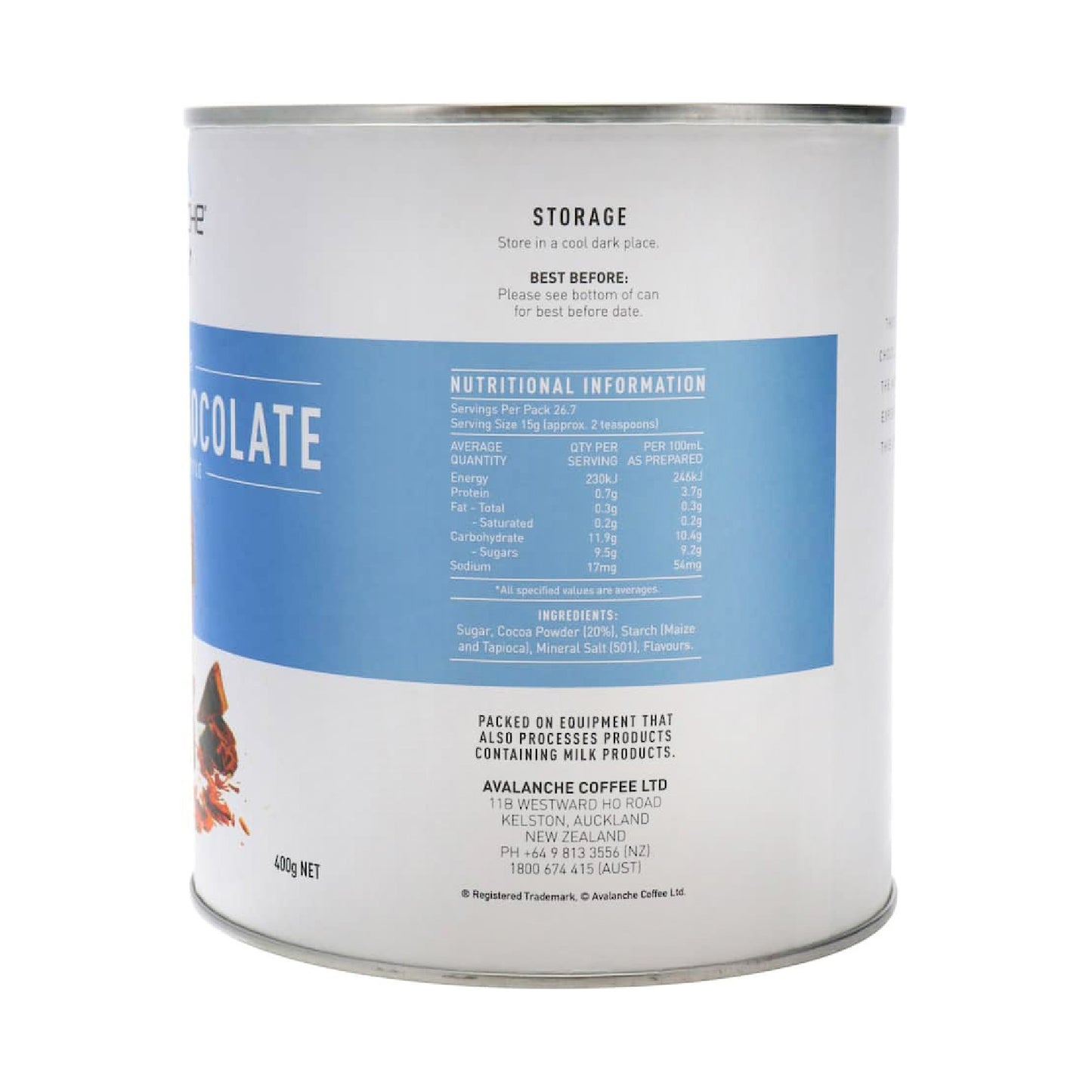 Avalanche 香濃沖泡可可 即溶巧克力飲 400g 大容量罐裝 #幸福感小物 #划算