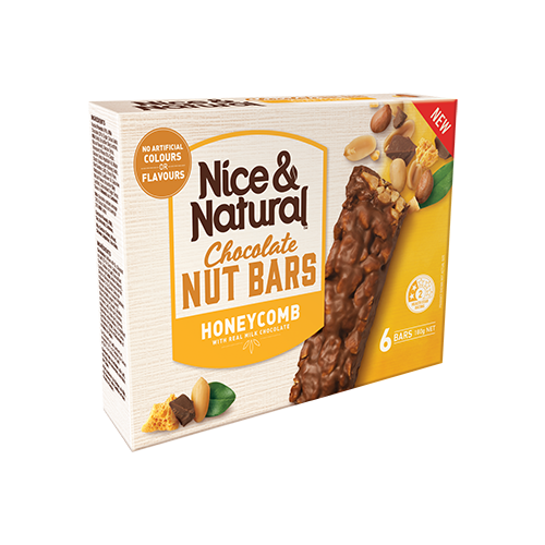 Nice & Natural 低糖 烘烤/巧克力 堅果棒 能量棒 Roasted/ Chocolate Nut Bars 一盒6條入 190g