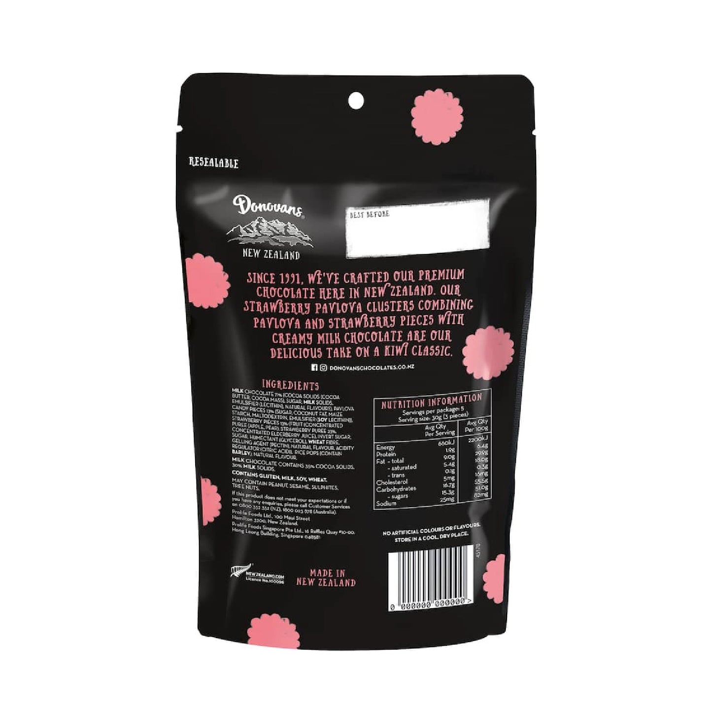 Donovans 草莓蛋白霜與牛奶巧克力 Chocolate Sharepack Strawberry Pavlova Clusters #帕芙洛娃 #巴甫洛娃 #百露華蛋糕