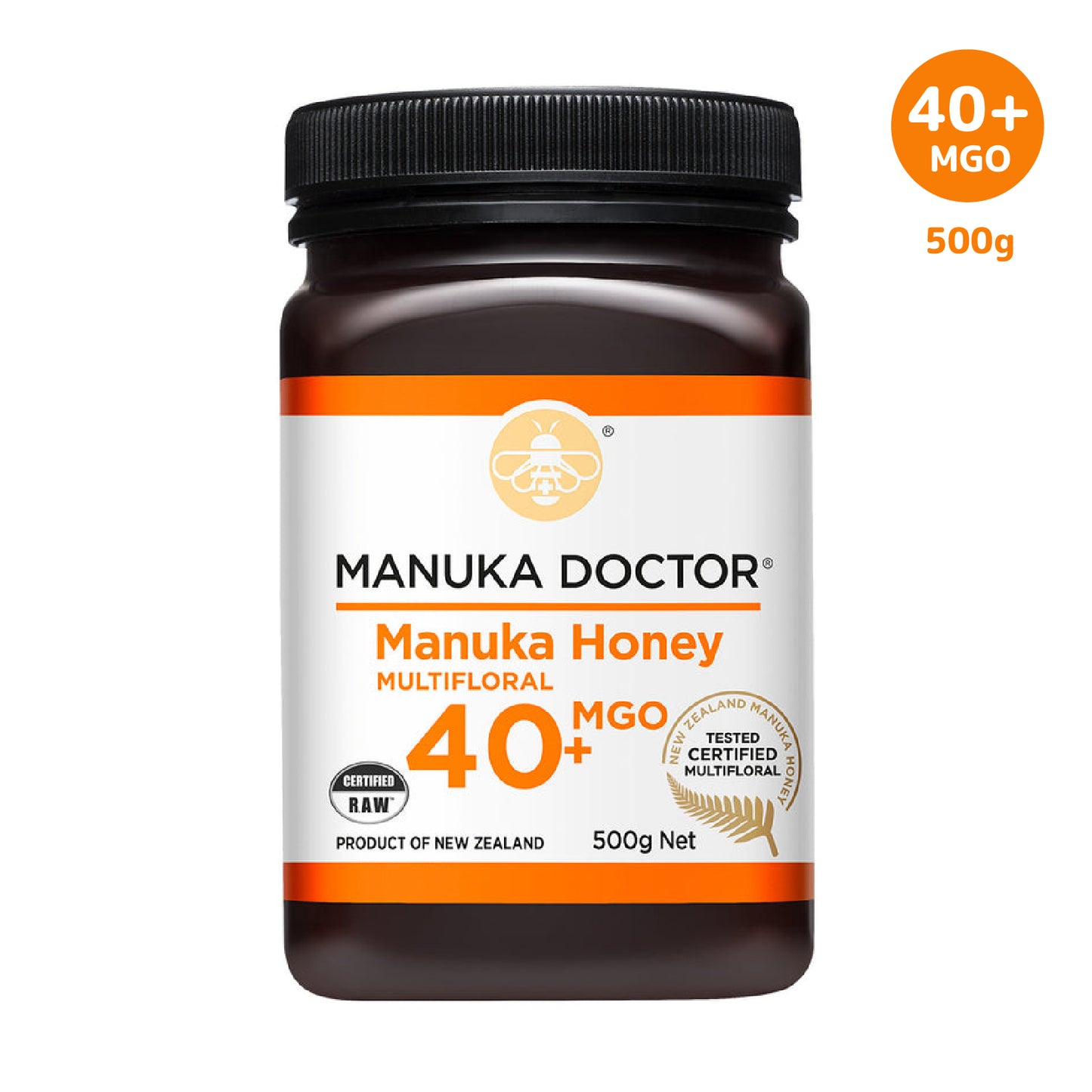 Manuka Doctor 麥盧卡醫生® 麥盧卡 多花蜂蜜 Multifloral Honey MGO 40+ 250g / 500g