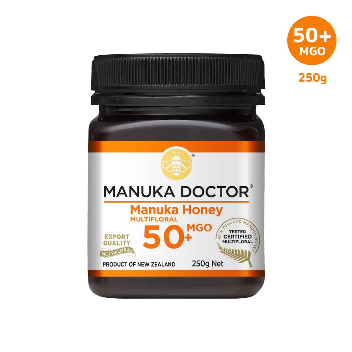 Manuka Doctor 麥盧卡醫生® 麥盧卡 多花蜂蜜 Multifloral Honey 50+ MGO 250g/ 500g