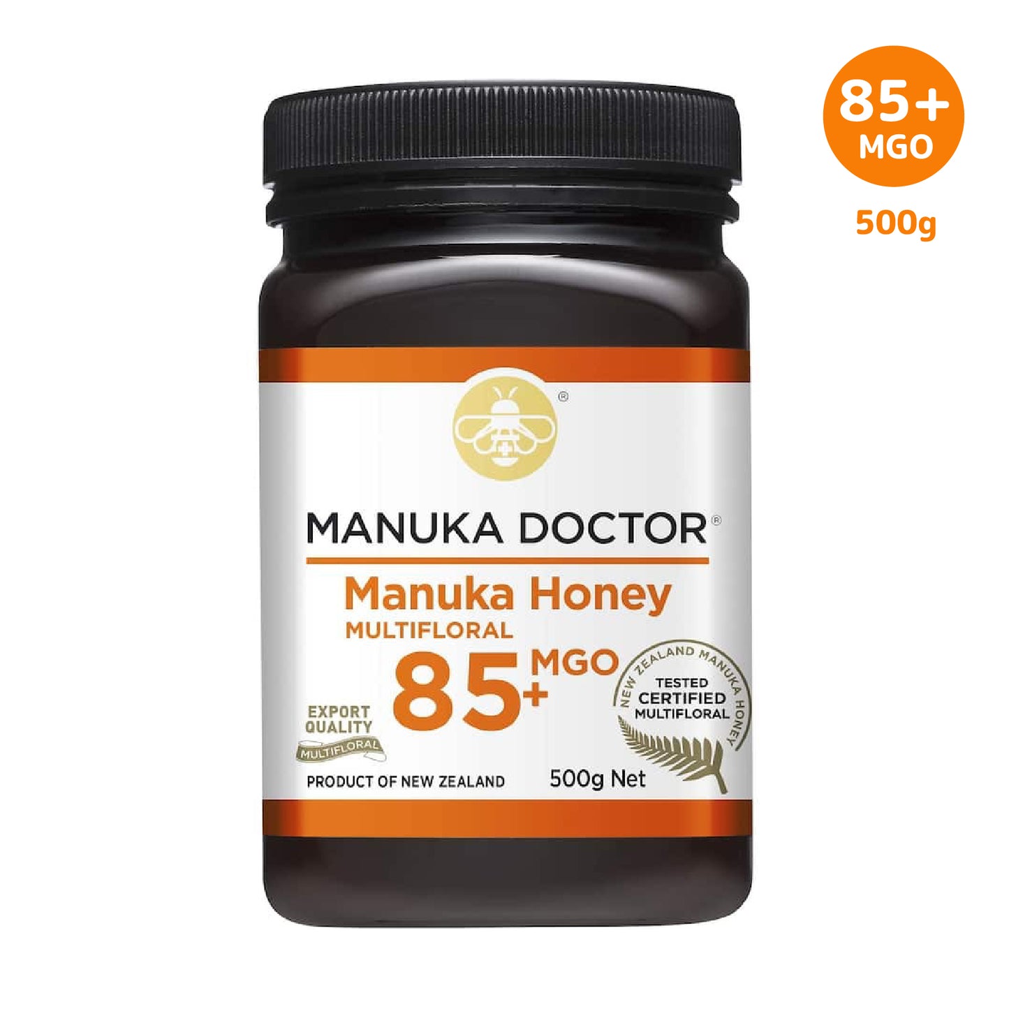 Manuka Doctor 麥盧卡醫生® 麥盧卡 多花蜂蜜 Multifloral Honey MGO 85+ 500g
