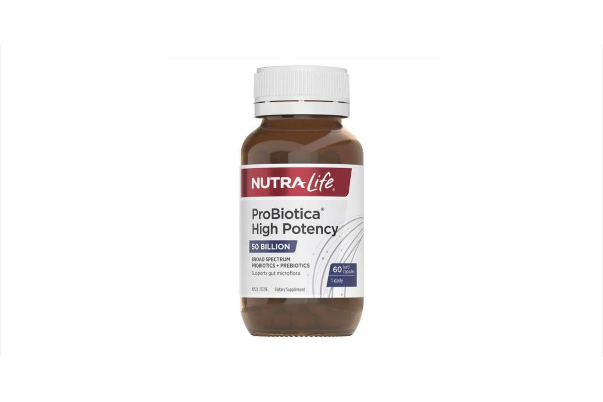 NutraLife ProBiotica High Potency 50 Billion 60 Capsules 益倍多高效益生菌 500億 60顆膠囊|#廣效5株複方 #家庭包