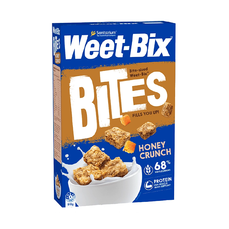 Sanitarium Weet-Bix Wild 香脆穀物塊 野莓/ 甜杏/ 蜂蜜 口味 500g 一盒 好好吃早餐
