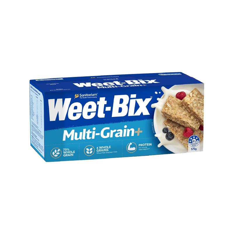 Sanitarium Weet-Bix Flavours 超高纖維 蜂蜜黃金燕麥/ 蔓越莓椰子/ 綜合雜糧 450g 一盒 好好吃早餐