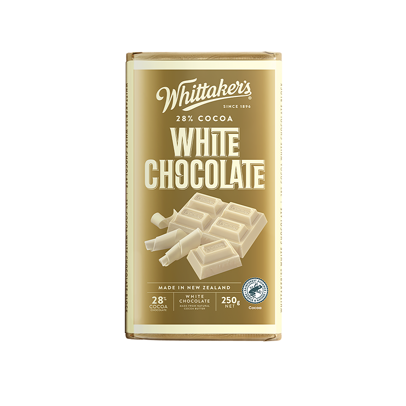 Whittaker’s White Chocolate 白巧克力 含28%可可脂及純淨的30%紐西蘭奶粉 #小孩喜歡