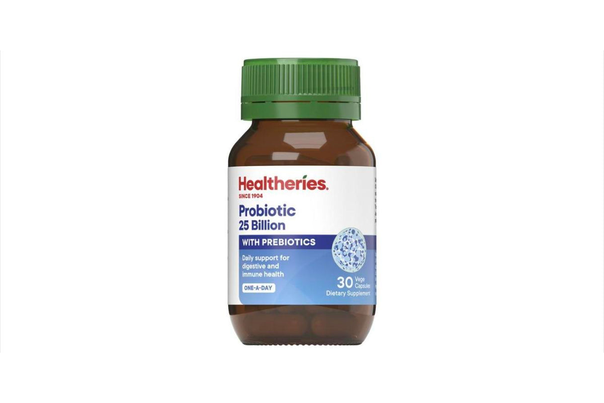 Healtheries Probiotic 25 Billion With Prebiotics 益生菌 30顆素食膠囊|#益生菌益菌生 #腸道菌叢平衡 #每日一顆