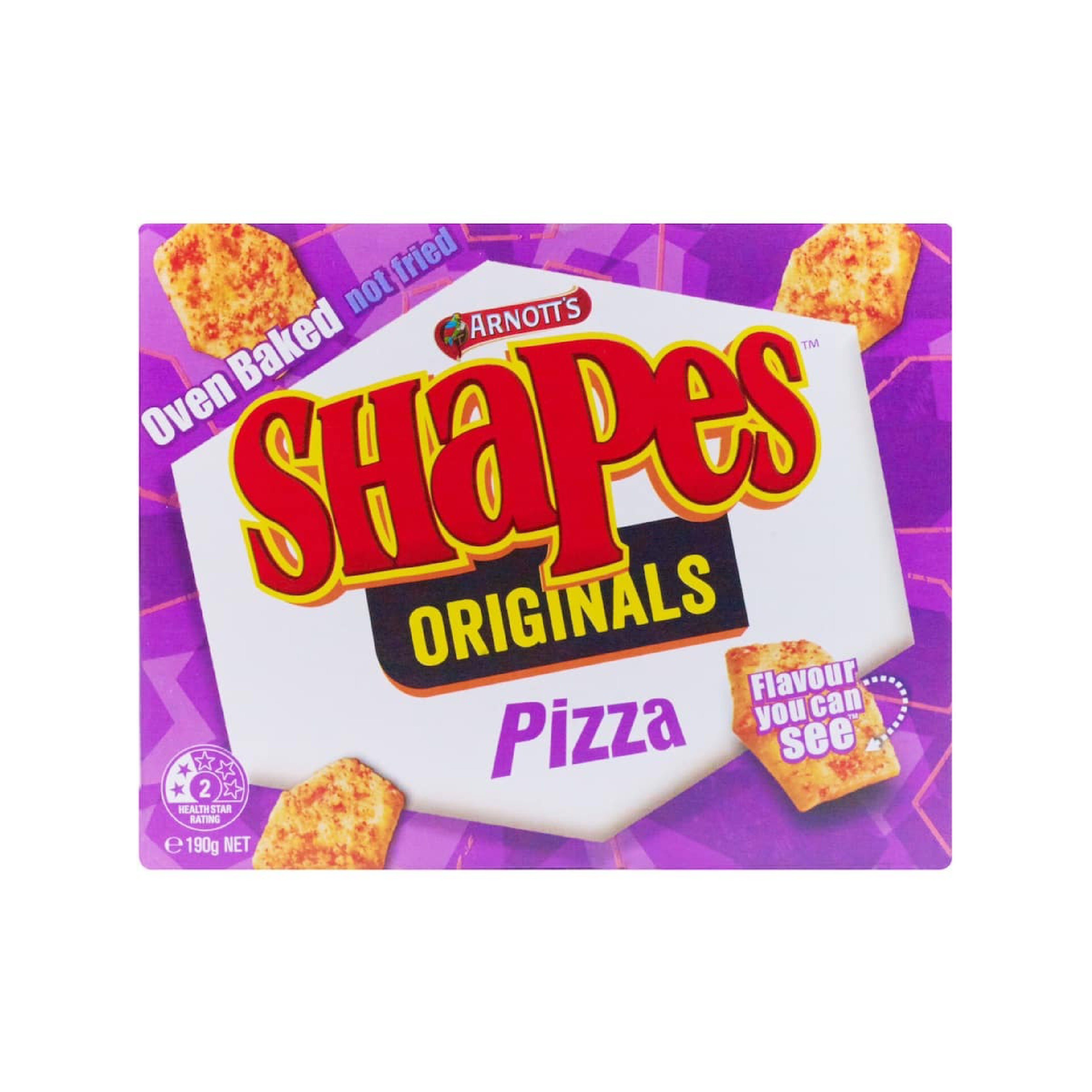 Arnott’s Shapes 雅樂思 烘烤脆餅 披薩味 Pizza 190g#胖粿推推 – 胖粿好食PANGO!