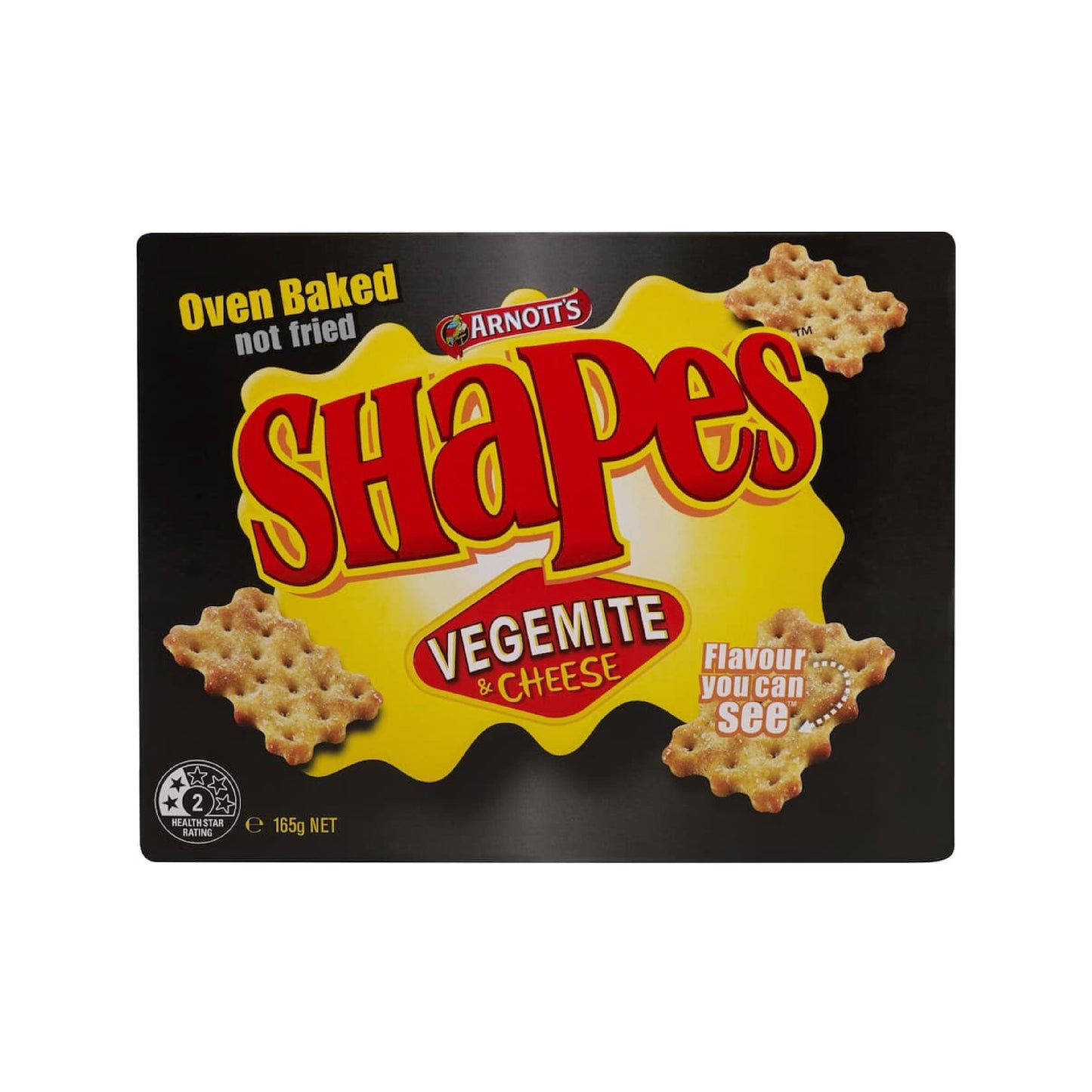 Arnott’s Shapes 雅樂思 烘烤脆餅 維吉酵母醬與起司 Vegemite & Cheese 165g #挑戰者申請中