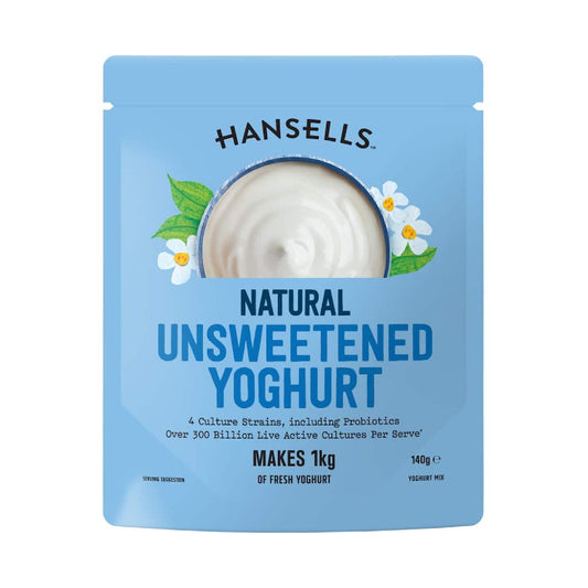 Hansells 經典天然無糖優格基底粉 Classic Yoghurt Base Natural 140g #生酮 #無糖 #DIY優格