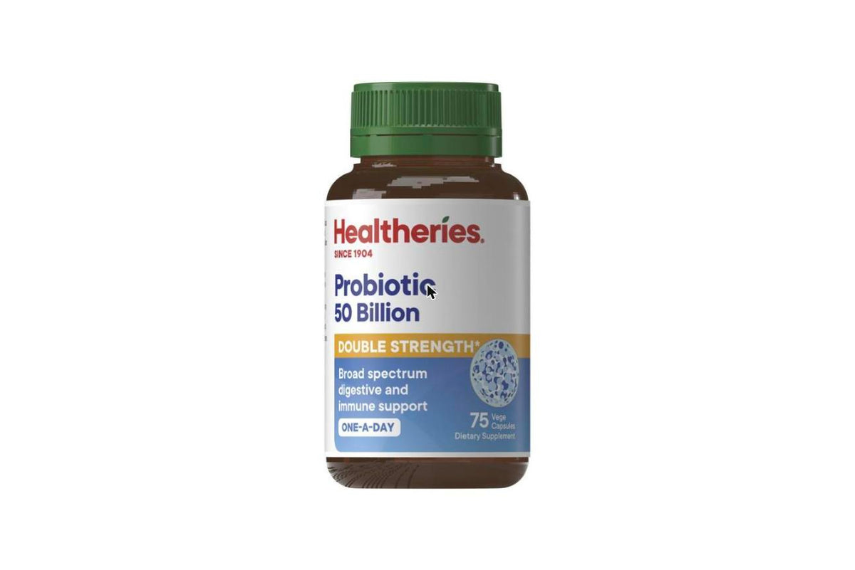 Healtheries Probiotic 50 Billion 益生菌 75顆膠囊｜#腸道好菌 #消化順暢 #長期補充 #澤叔