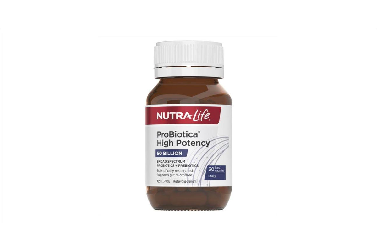 NutraLife ProBiotica High Potency 50 Billion 30 Capsules 益倍多高效益生菌 500億 30顆膠囊｜#廣效5株複方 #腸道 #免疫 #便秘