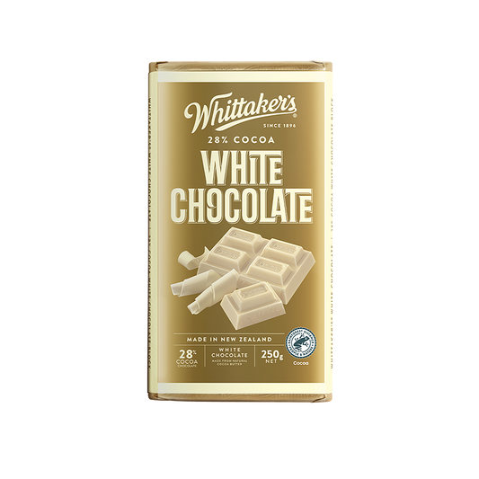 Whittaker’s White Chocolate 白巧克力 含28%可可脂及純淨的30%紐西蘭奶粉 #小孩喜歡